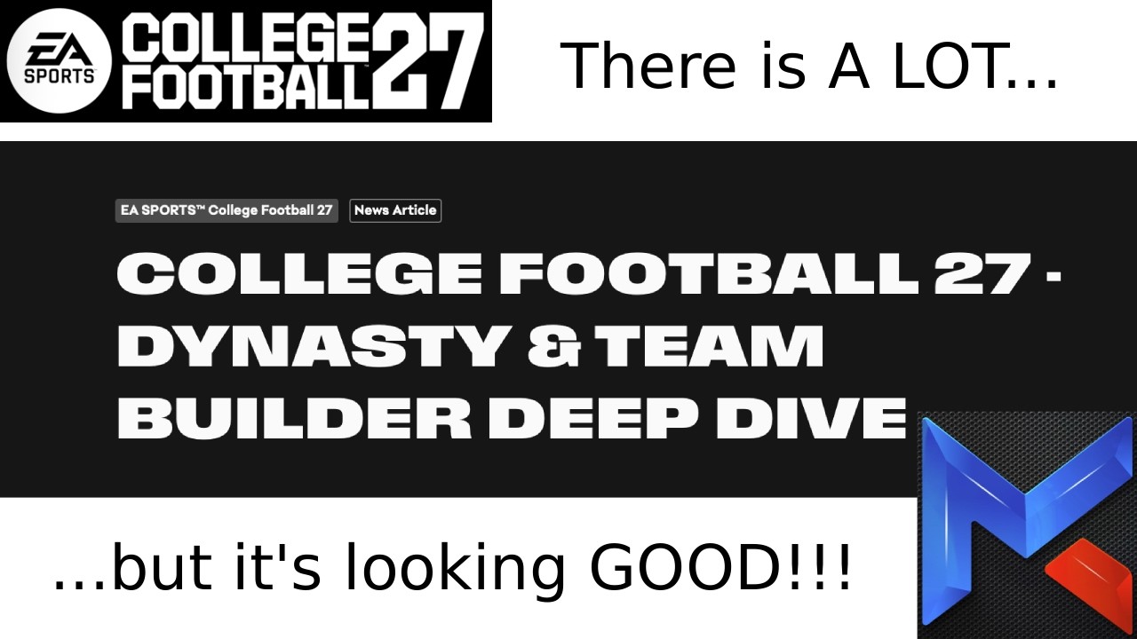 РАЗБОР &mdash; EA CFB 25: Глубокое погружение в режимы Dynasty и Team Builder!