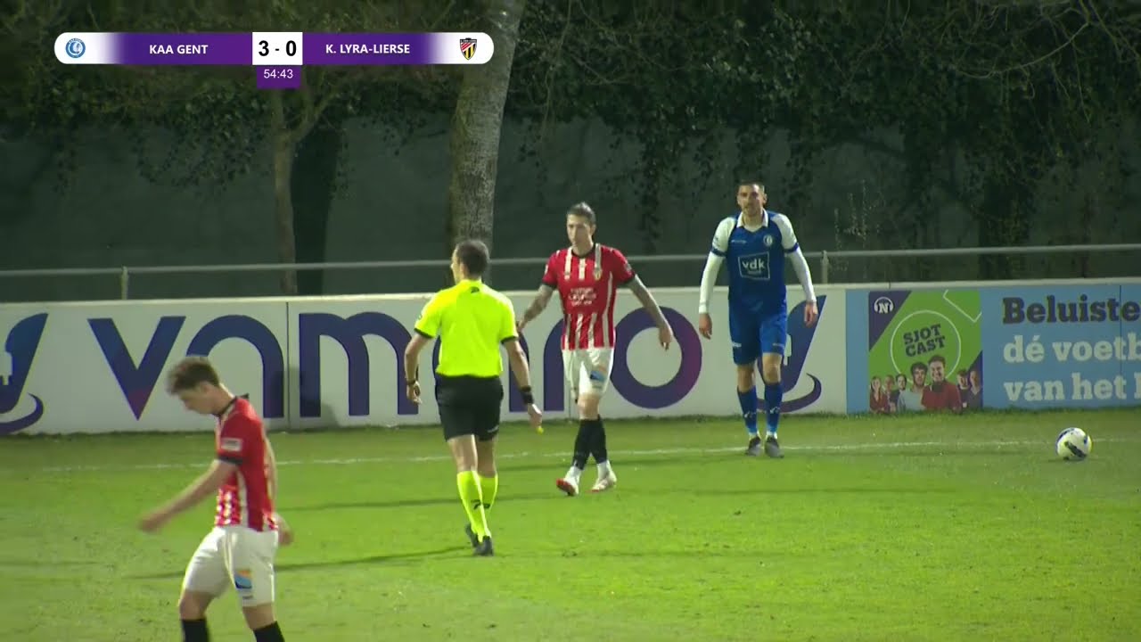 K. Lyra-Lierse | Jong AA Gent - K. Lyra-Lierse 4-0 (S26 - 02/04/2025 - HLN)