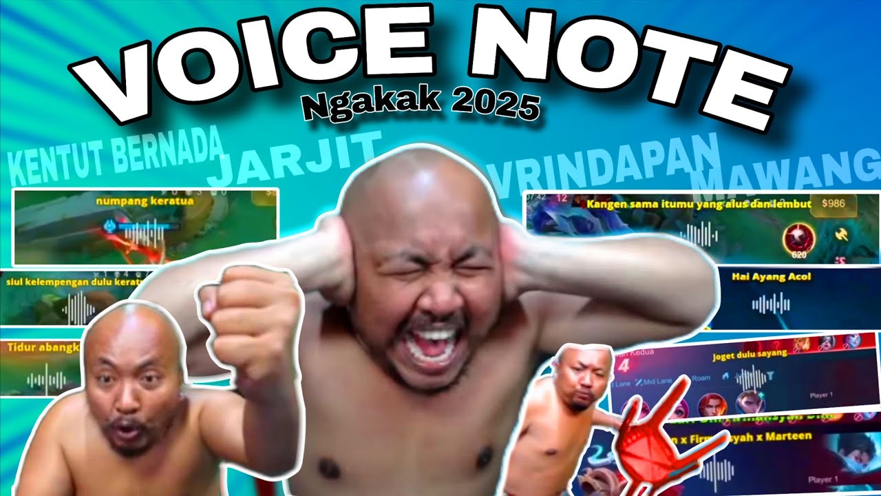 RECAP VOICE NOTE NGAKAK 2025 || FULL MOMEN PASCOL EMOSI LUCU❗❗❗