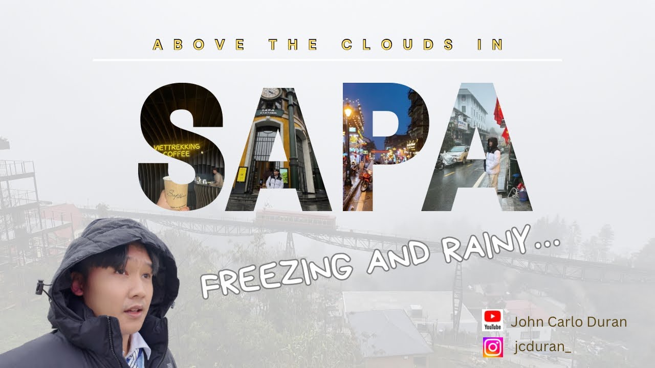 VERY COLD SEASON IN SA PA 🇻🇳| Sleeper Bus and Sapa Town | John Carlo Duran