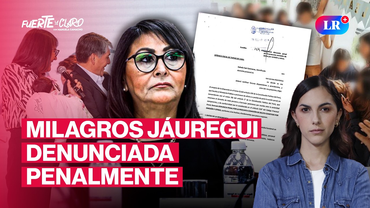 MINSA SIN PLAN CONTRA VPH Y CRISIS EN ALBERGUES | FUERTE Y CLARO CON MANUELA CAMACHO #FEEG2026