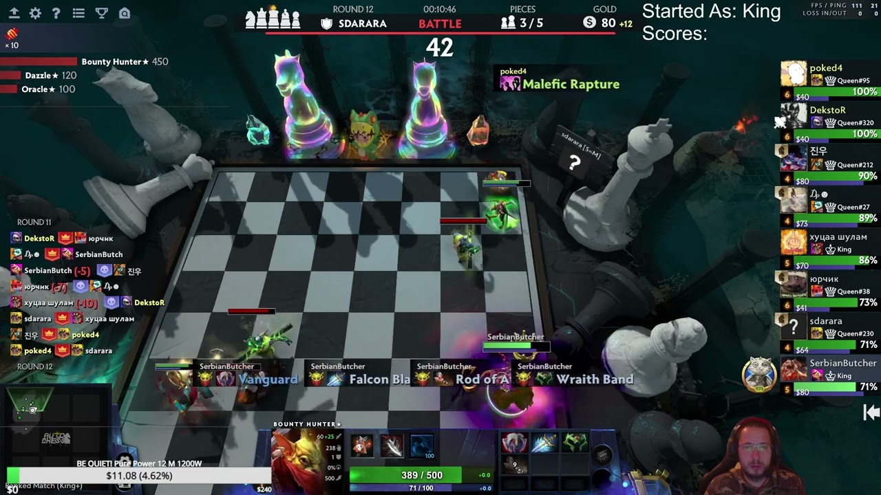 Getting Queen with 5 Dragons 6 Mages! Dota Auto Chess! Season 30!