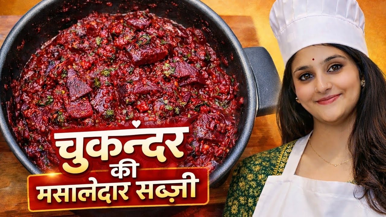 चुकंदर की मसालेदार सब्जी इतनी टेस्टी 😋 उंगलियां चाटते रह जाएंगे | Easy Beetroot Sabzi Recipe