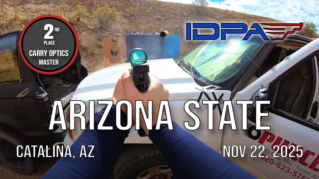2025 Arizona State IDPA Championship - 2nd Place Carry Optics Division!