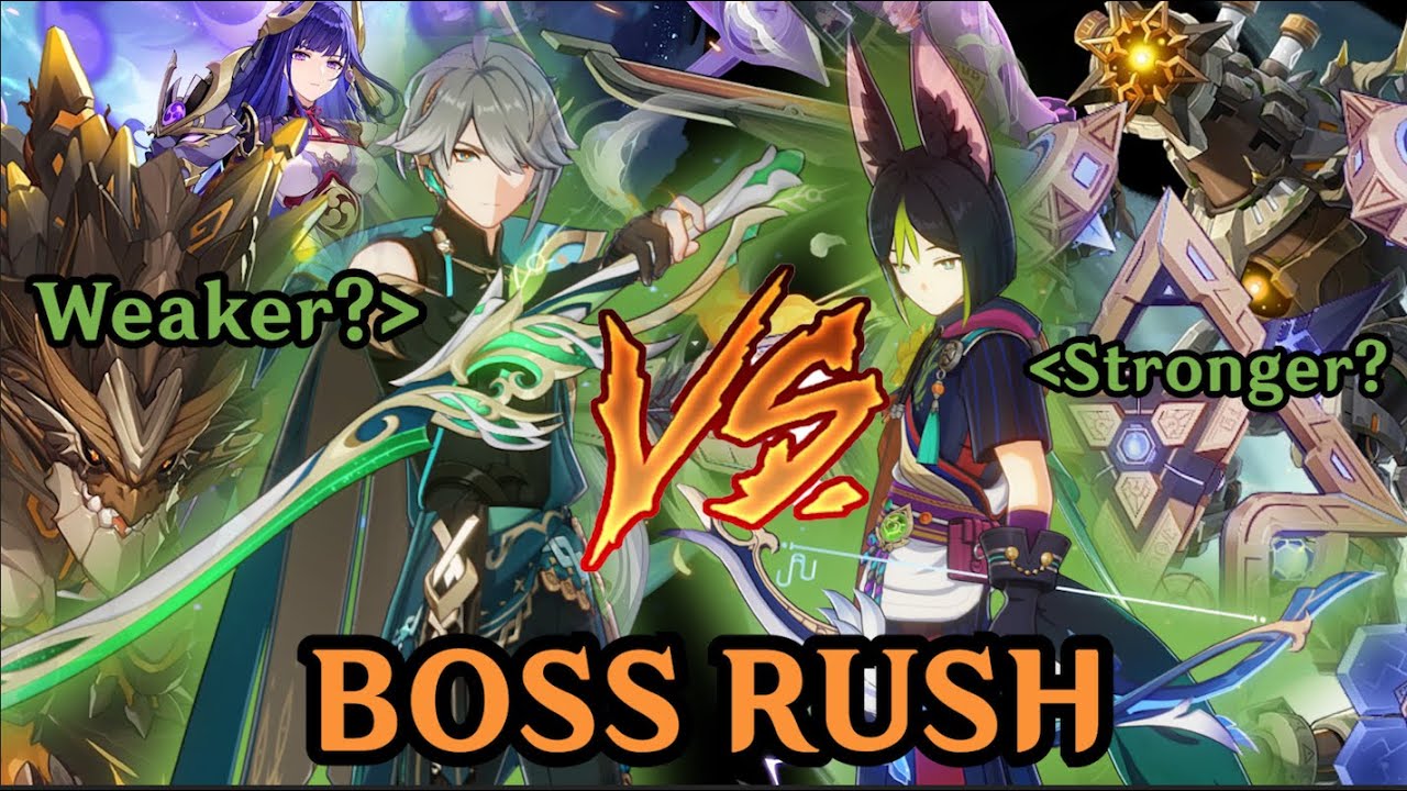 ALHAITHAM VS TIGHNARI BOSS RUSH SHOWDOWN