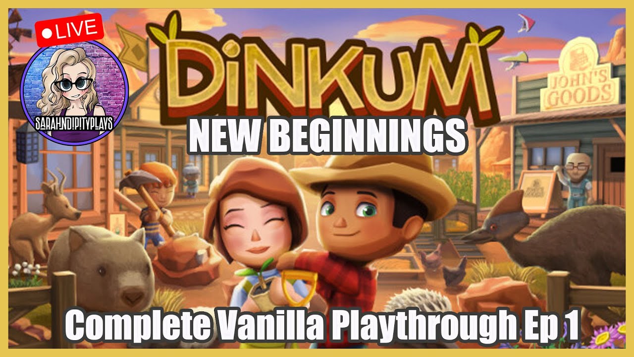 Dinkum: New Beginnings! Complete Vanilla Playthrough Ep 1 #dinkum #cozygaming #vanilla