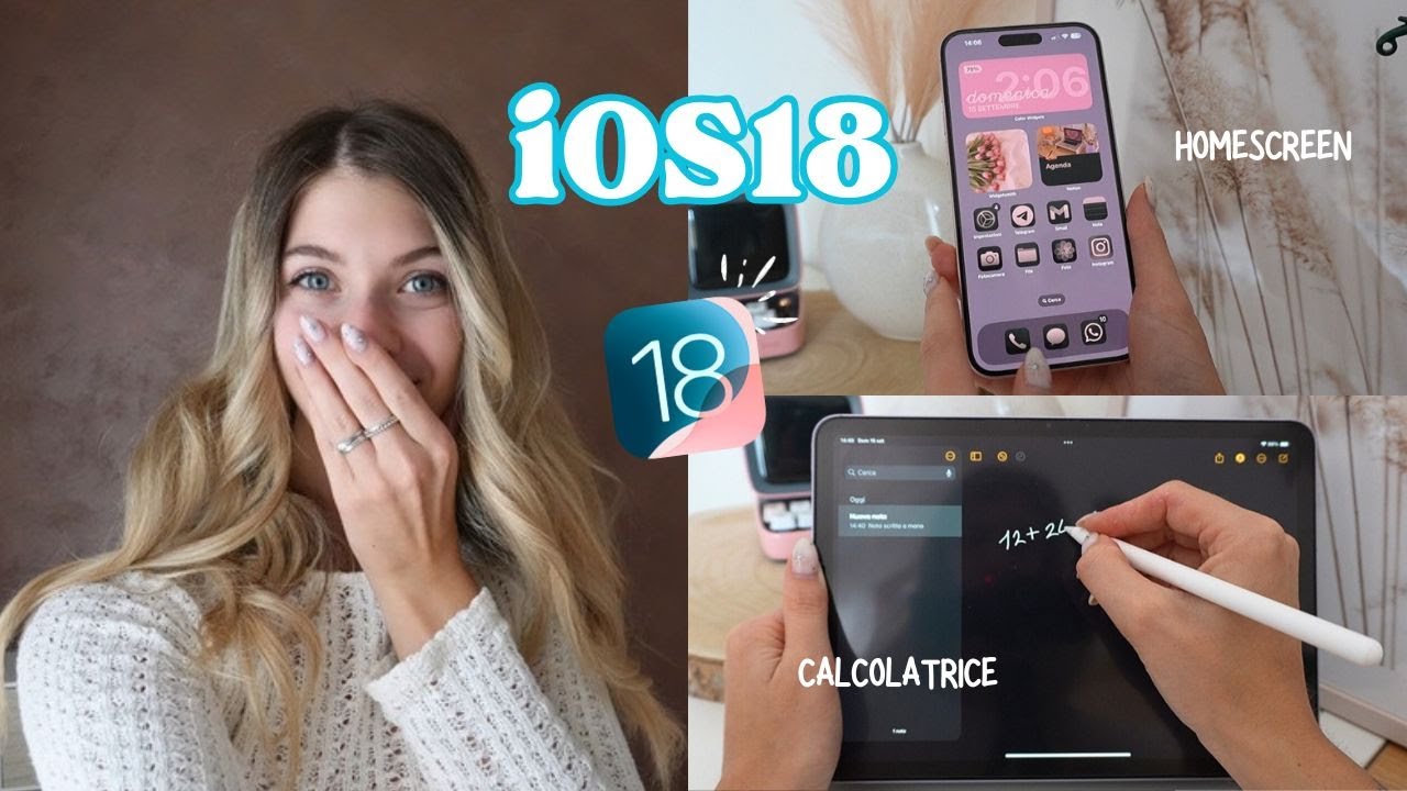 iOS18! COSA CAMBIA su iPhone e iPad 🩵🧡