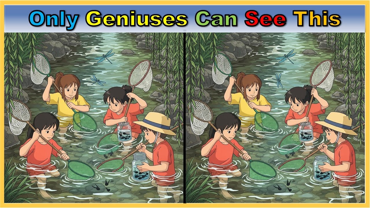 【Spot the Difference | Brain Health】 Memory & Focus Training Puzzle | Dementia Prevention
