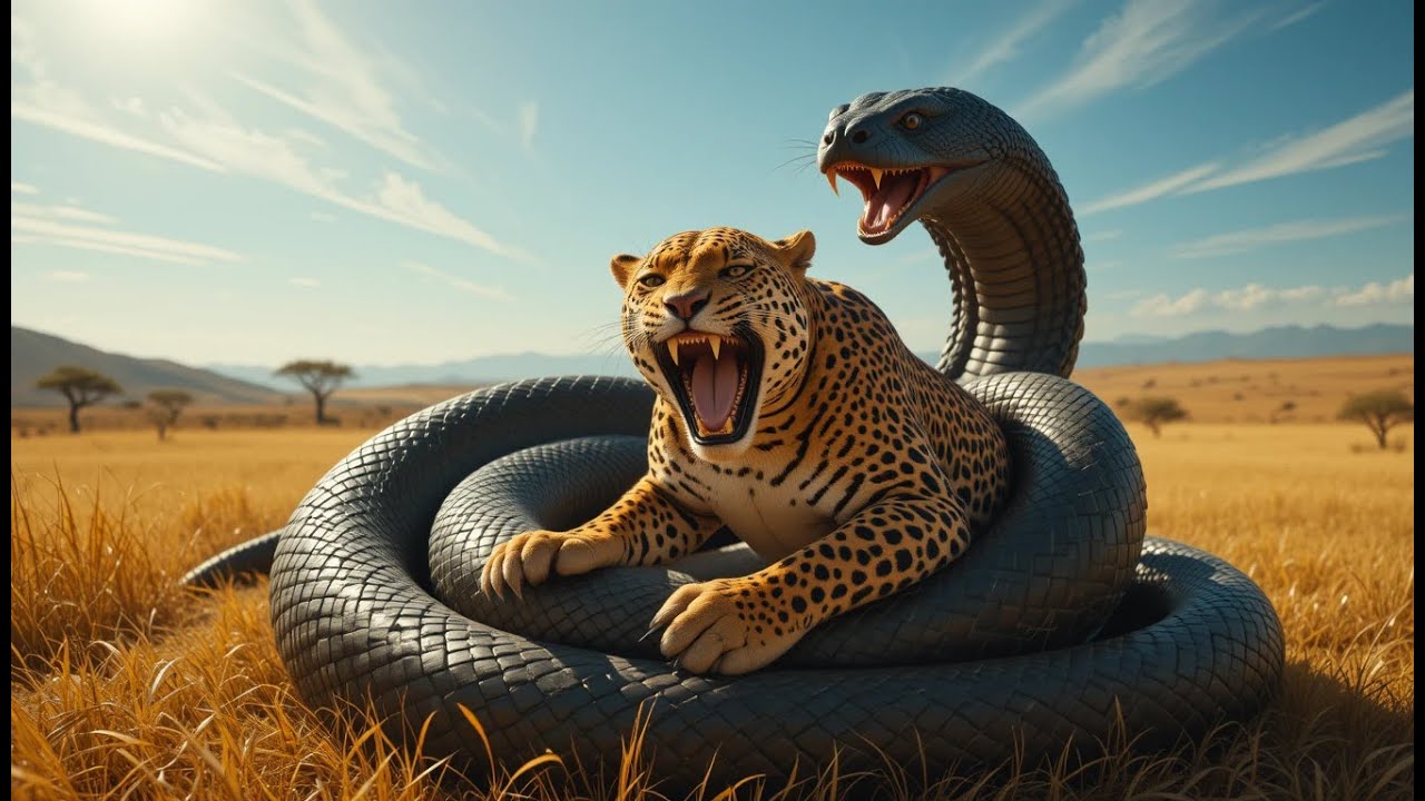 Rescue Story: Leopard Strangled by Giant Snake &ndash; Dramatic Rescue!