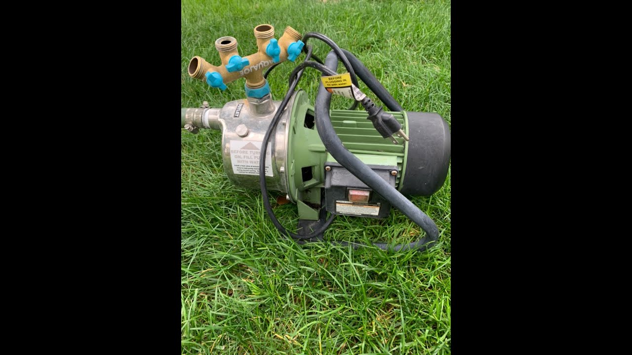 Drummond Sprinkler Pump 1HP - DIY Lawn Sprinkler System - Less than $500