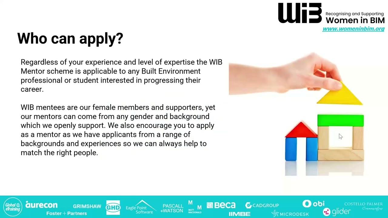 Why should I join the Women in BIM Mentor Scheme? - UK/Europe (English)