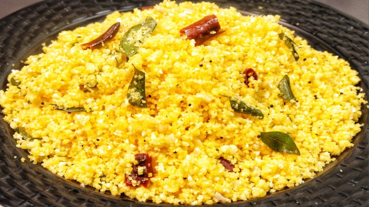 പണ്ടുകാലത്തെ രുചികരമായ ഉപ്പുമാവ് 👌/ മഞ്ഞ ഉപ്പുമാവ്/Cholam Rava /Corn Rava Uppuma