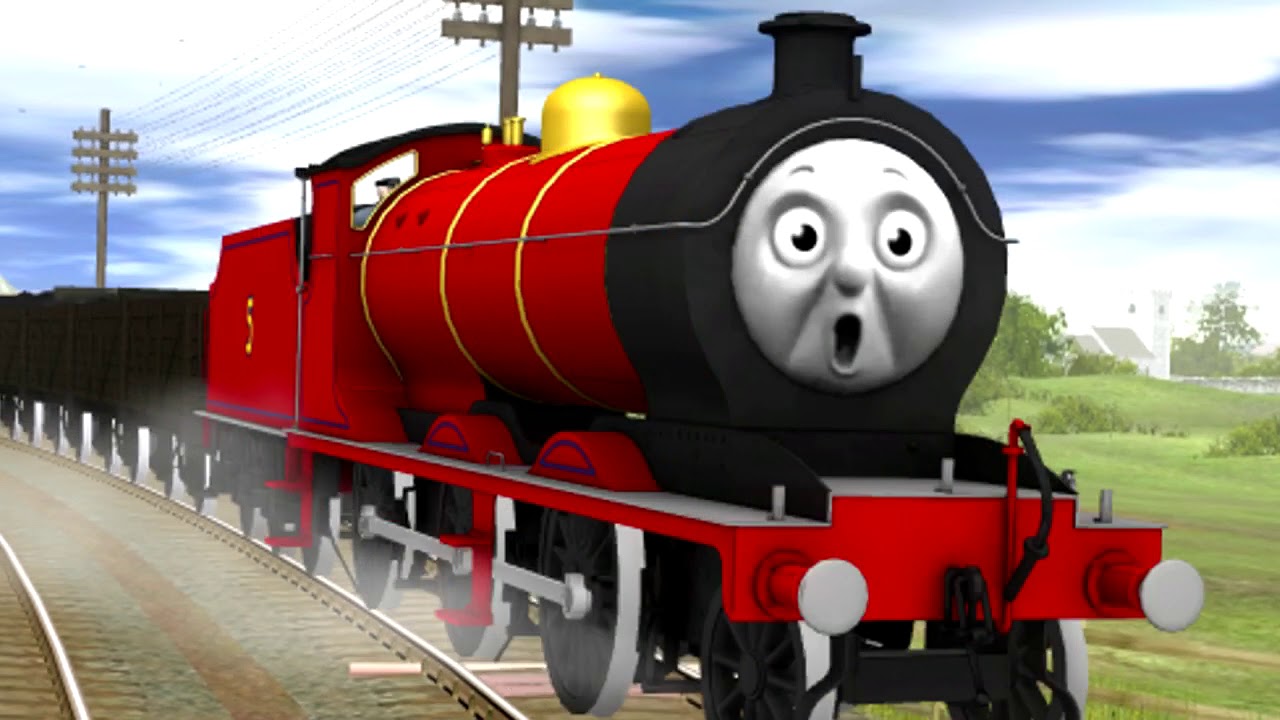 James Crashes Into a Field