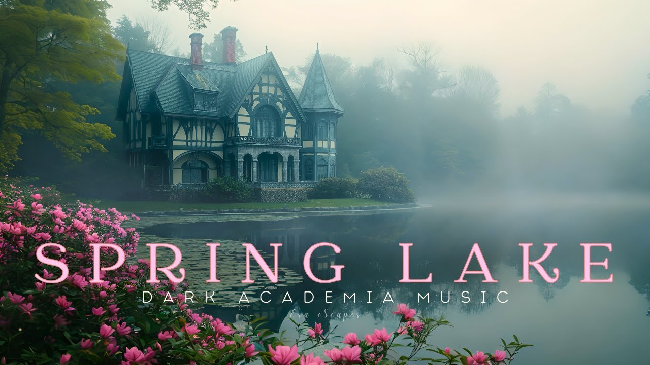 Spring Lake Manor - Dark Academia Ambience (2 Hours) | Melancholic Piano Music for Solitude