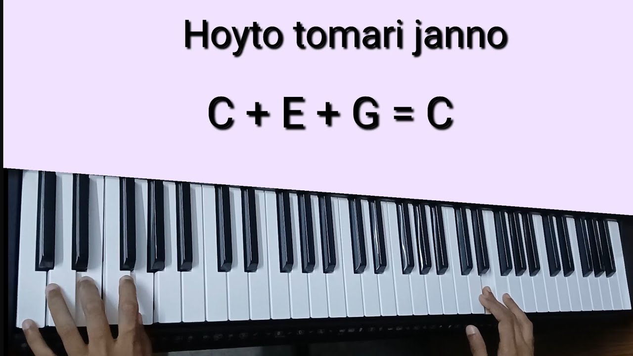 Hoyto Tomari Janno Tutorial(Chords+Melody) | Manna Dey |  Keyboard
