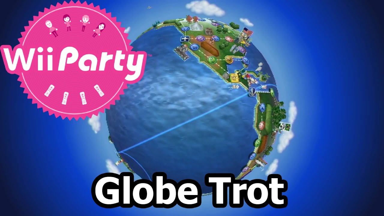Wii Party - Party Mode - Globe Trot