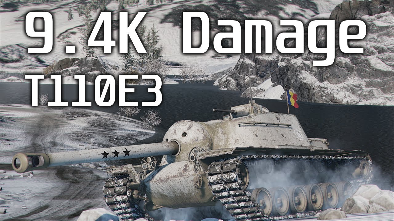 Wot Console - 9.4k Damage - T110E3 - Arctic Ridge