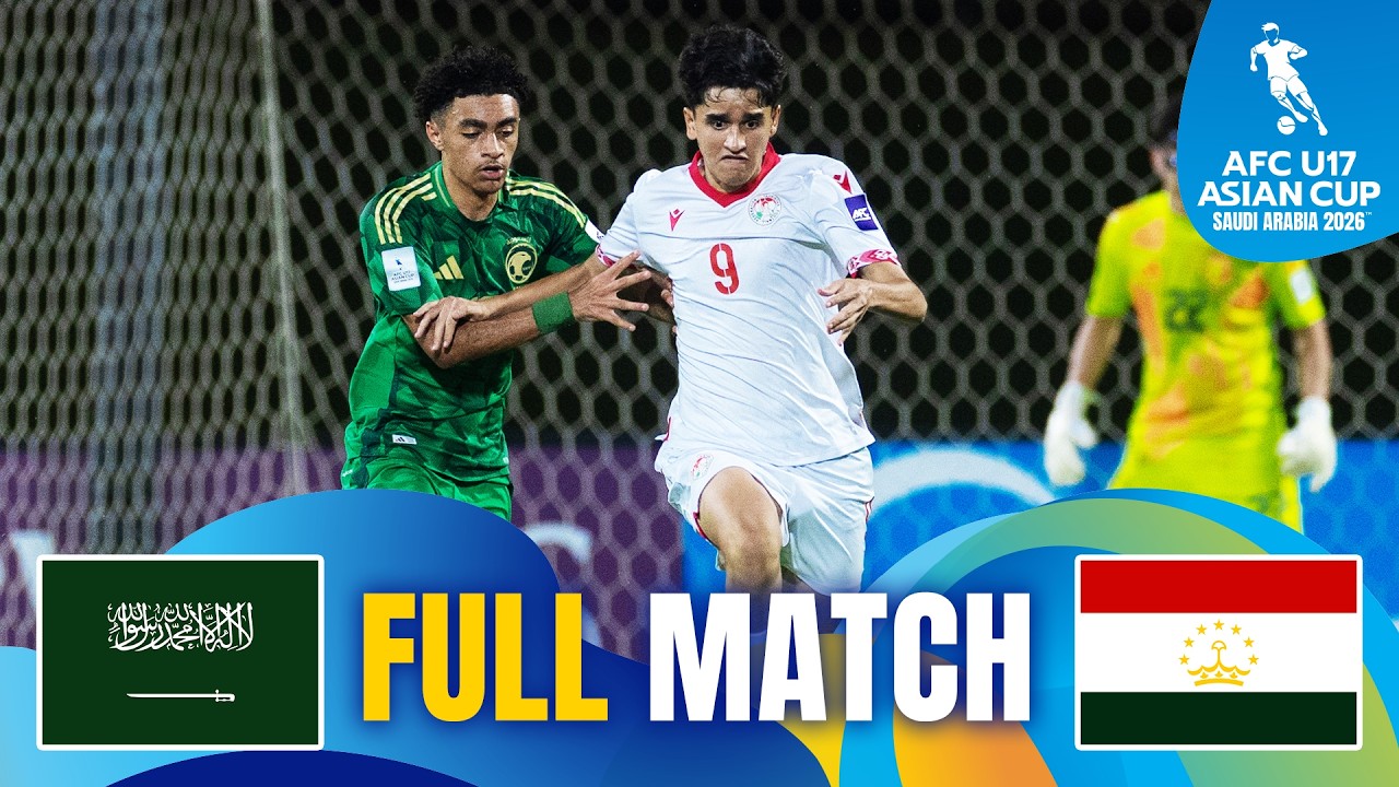 Saudi Arabia vs Tajikistan | Full Match | Group Stage &ndash; AFC U17 Asian Cup&trade; 2026