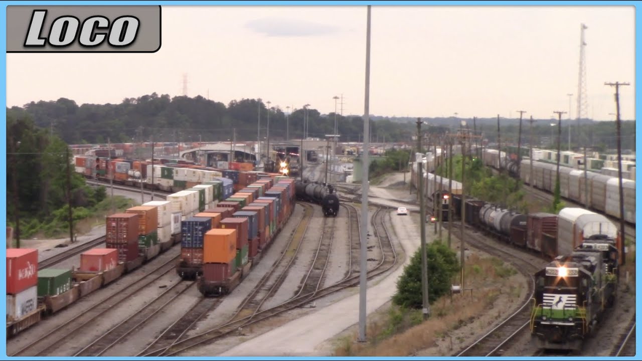 Visiting the MASSIVE Norfolk Southern Inman Yard in Atlanta, GA!