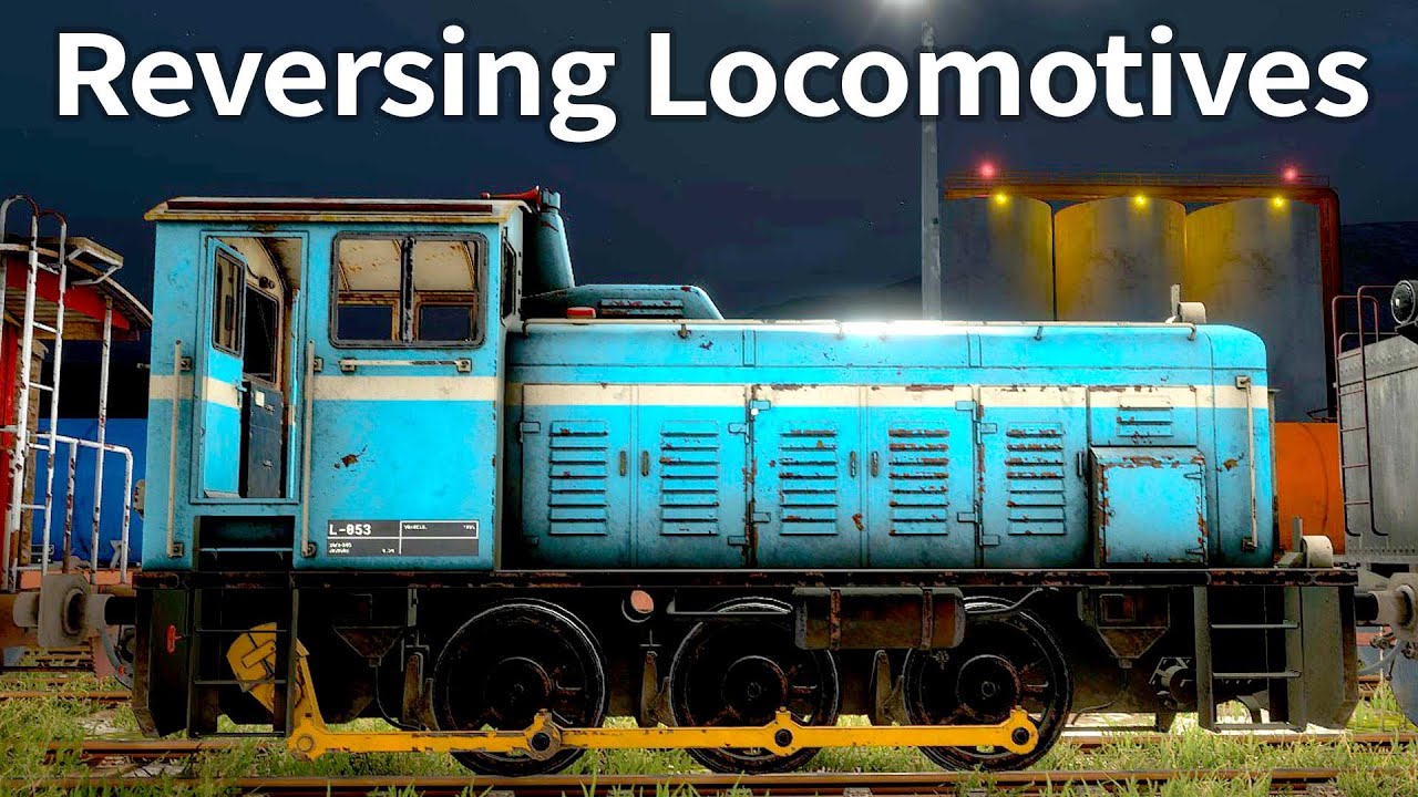 Reversing Locomotives from the Food Factory, Derail Valley
