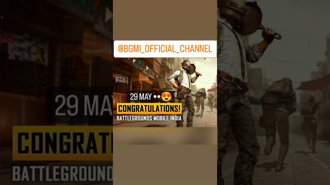 Bgmi unban Date | Bgmi coming soon 29 May😍#bgmiunban #bgminews #bgmibaninindia #shorts #bgmi #pubg
