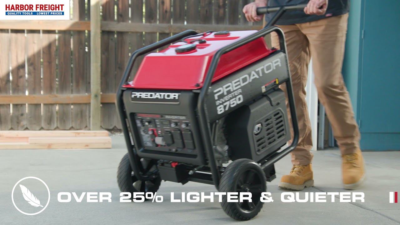 PREDATOR 8750-Watt Inverter Generator with CO SECURE&trade; | Harbor Freight
