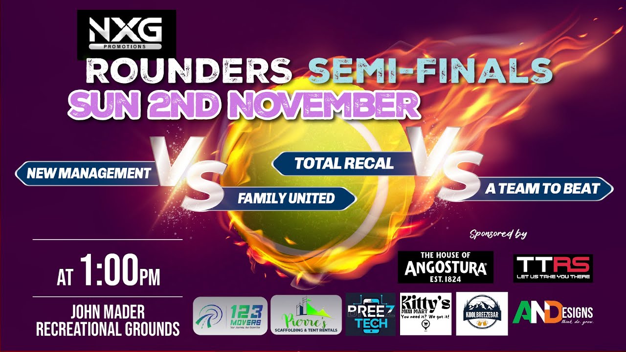 NXG Rounders SEMI-FINALS (NEW MANAGEMENT VS FAMILY UNITED) & (TOTAL RECAL VS ATEAM TO BEAT)