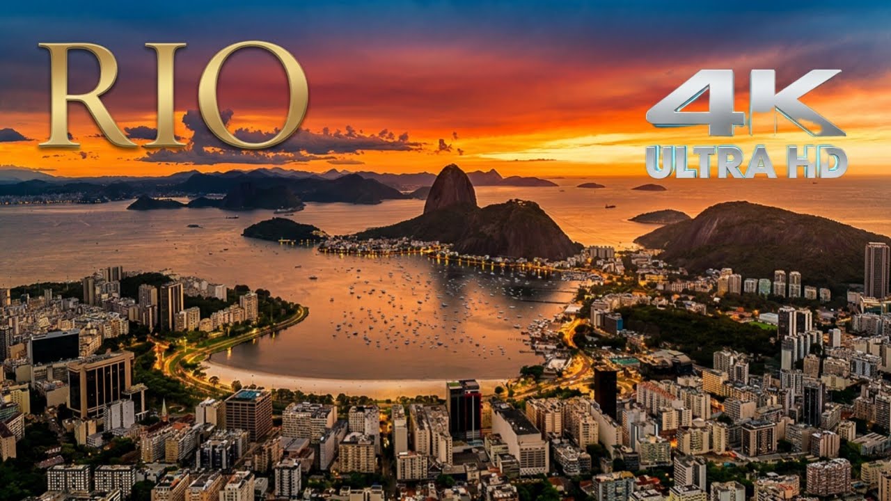 Enjoy the spectacular view of Rio de Janeiro, Brazil in 4k Ultra HD|HDR | 60 fps by drone.
