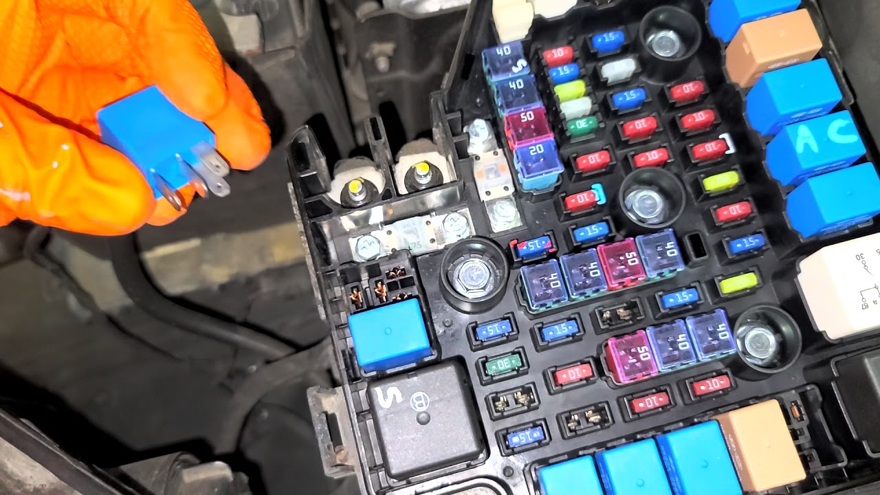 2012 Hyundai Sante Fe Horn Fuse & Relay, Horn Circuit Testing