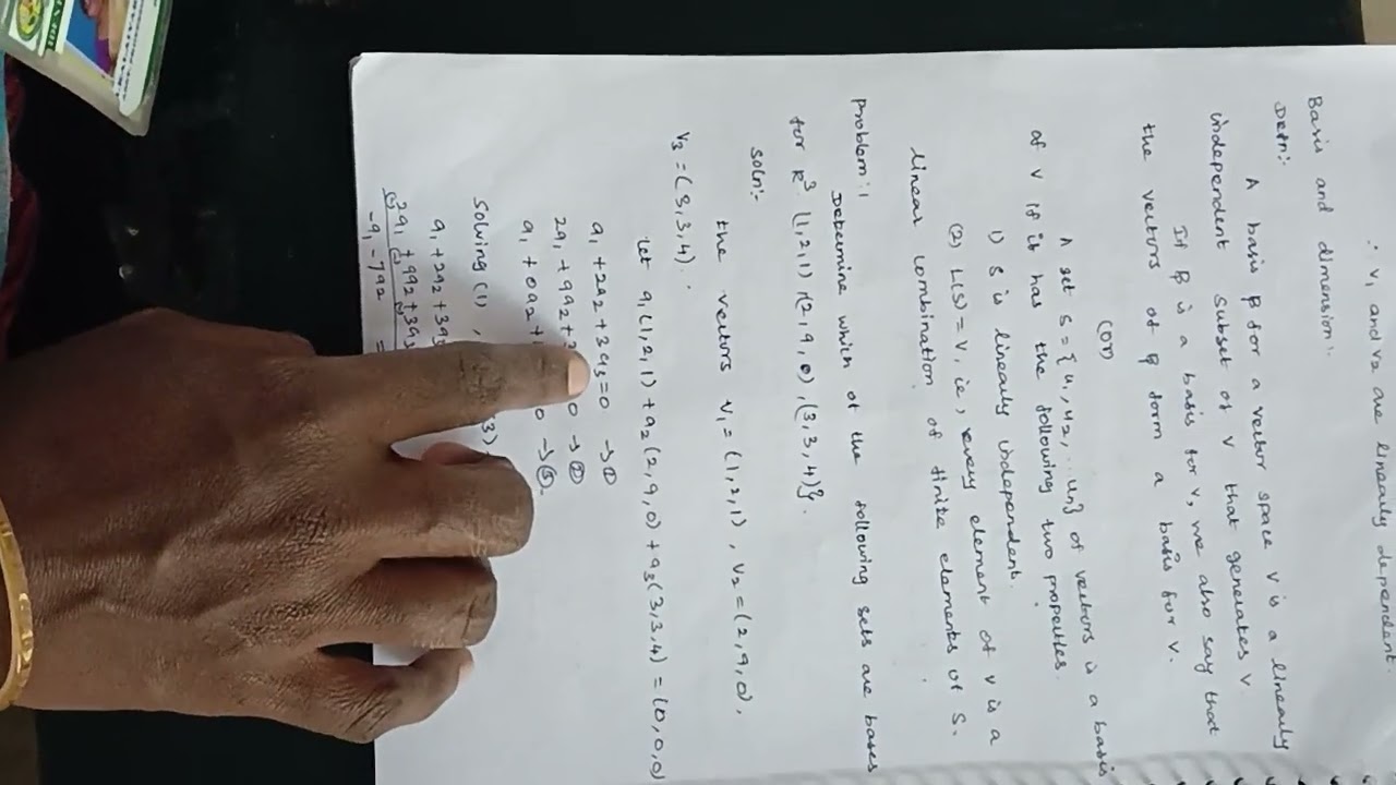 Linear Algebra 