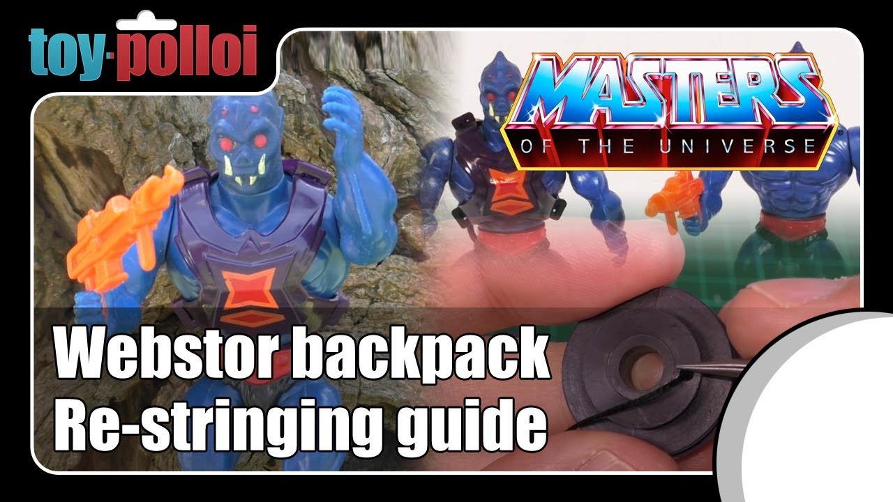 Vintage MOTU Webstor backpack repair guide - Toy Polloi