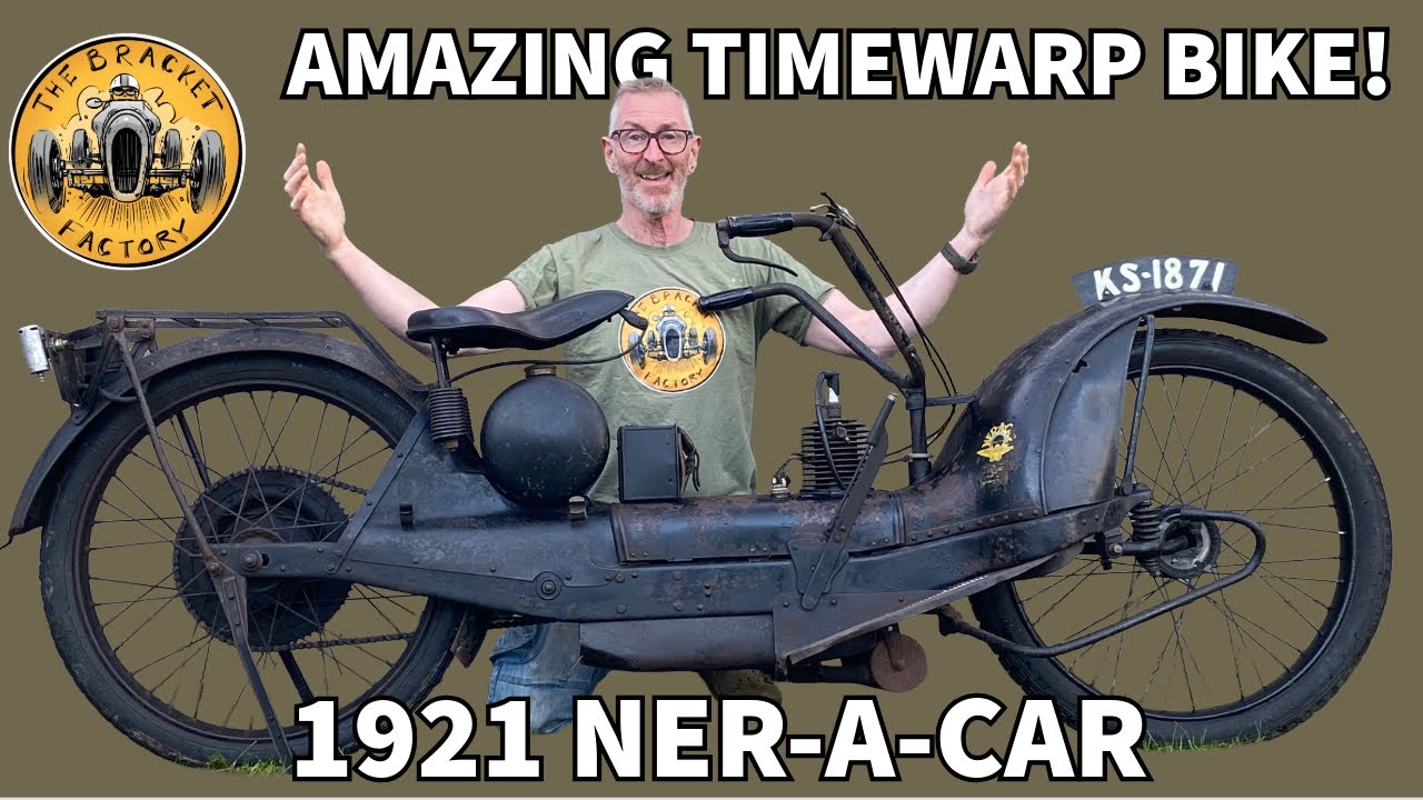 Потрясающий мотоцикл Time Warp! Ner-a-Car 1921 года.