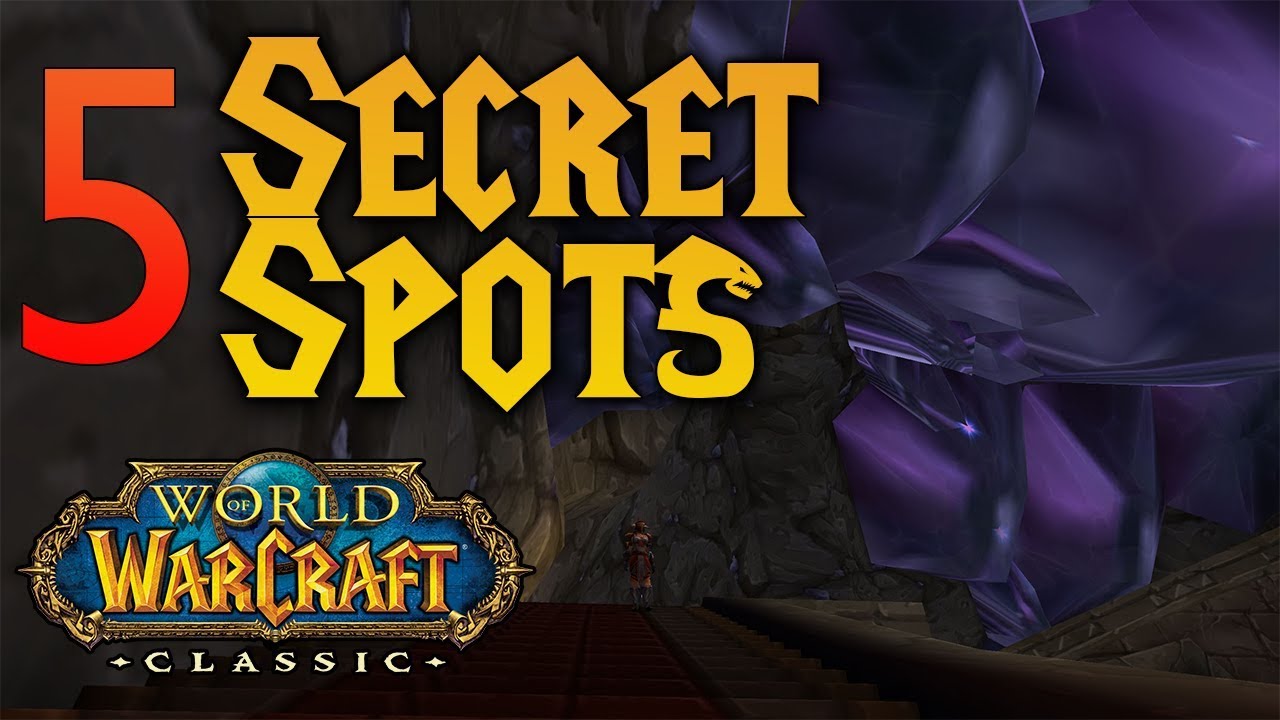 5 SECRET/HIDDEN locations in Classic WoW