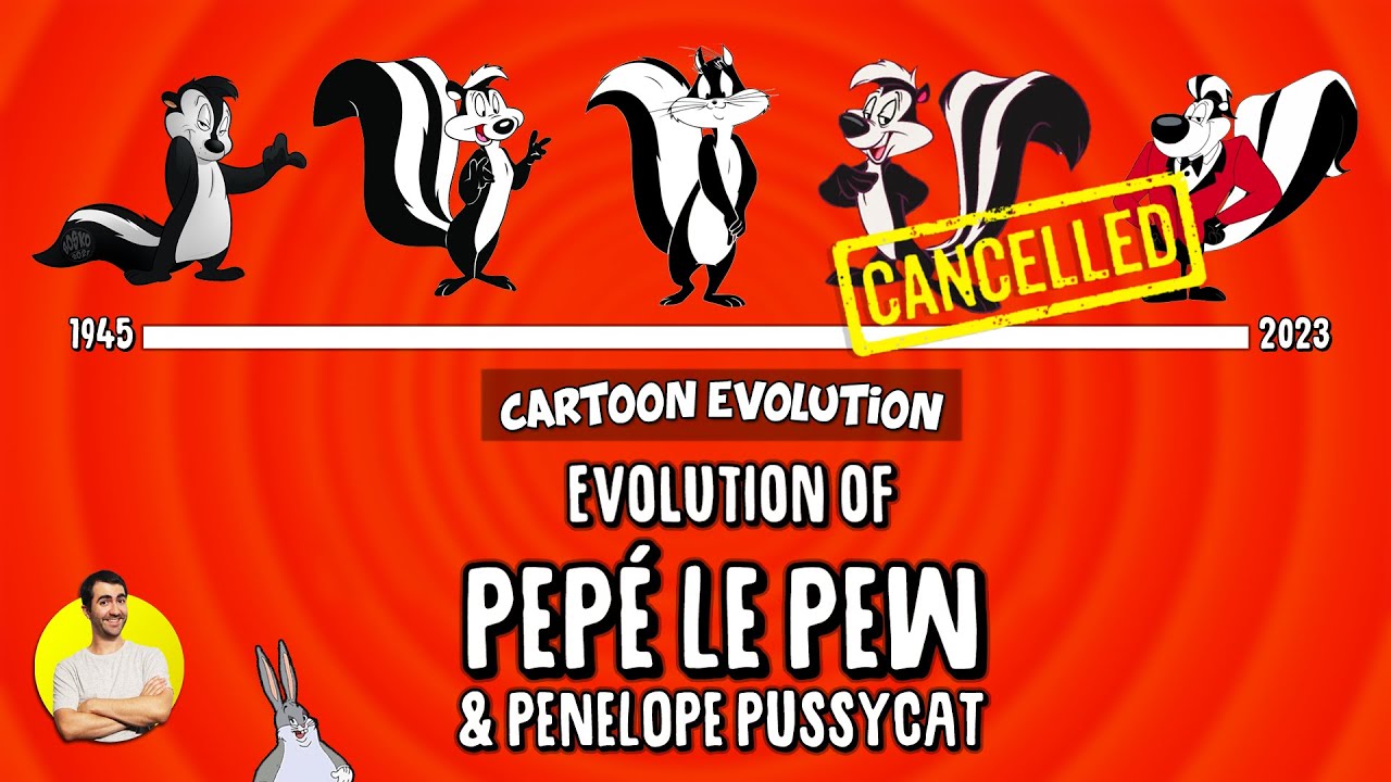 Эволюция Пепе Ле Пью, отменённого Looney Tune — 78 лет спустя | Эволюция мультфильмов