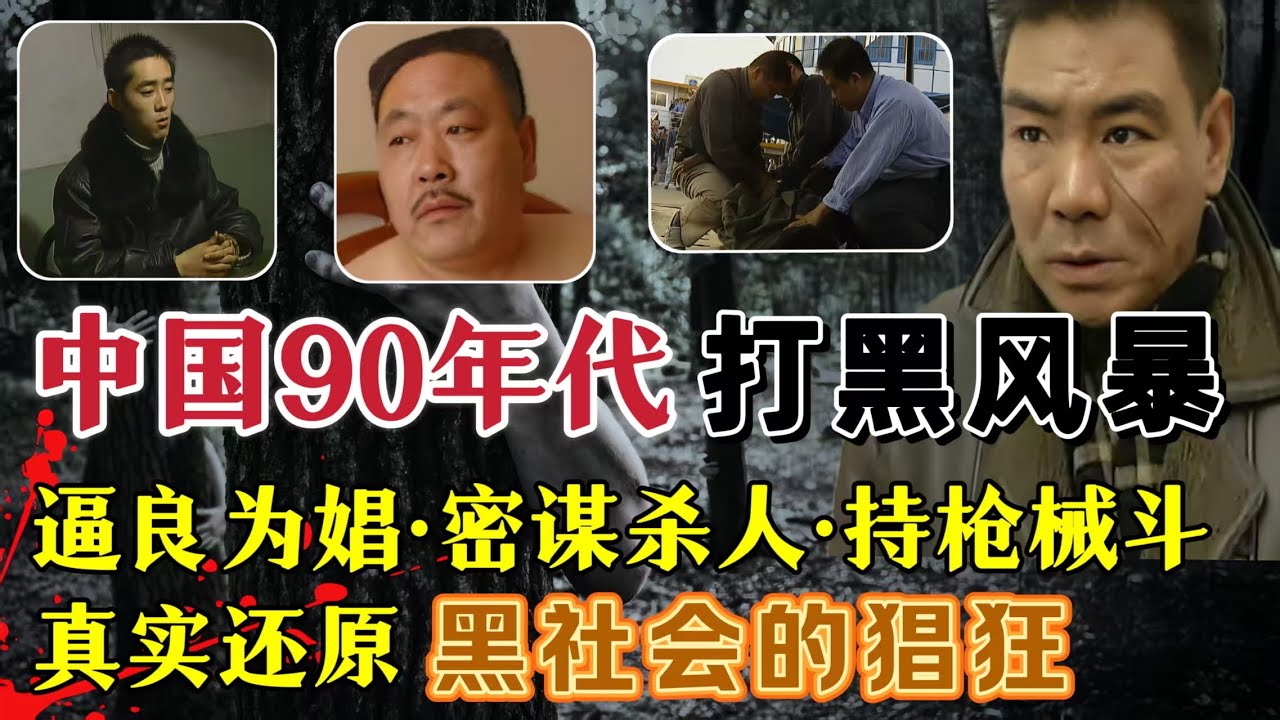《打黑风暴》真实还原中国九十年代黑社会的猖狂#案件調查 #真實案件 #大案紀實