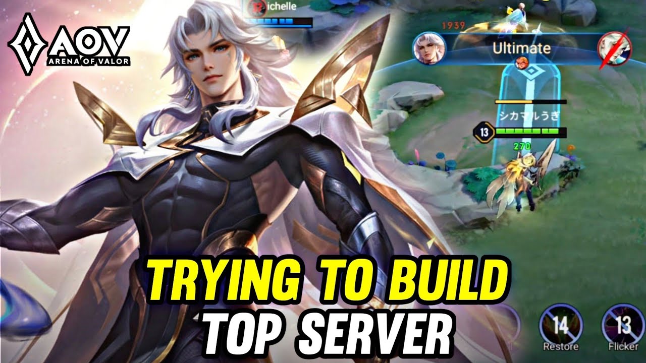 AOV: EDRAS GAMEPLAY | TRYING TOP SERVER EDRAS BUILD - ARENA OF VALOR