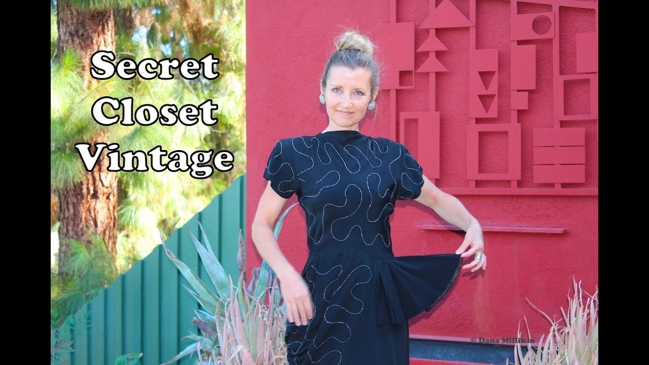 Get the Look: Secret Closet Vintage--40’s Designer Date Dresses!
