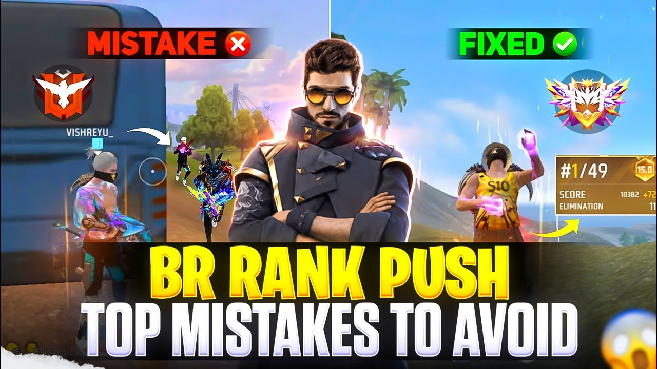 DON'T DO THESE 5 MISTAKES ❌ IN BR RANK MATCH || Br Rank Push Secret Tips & Tricks