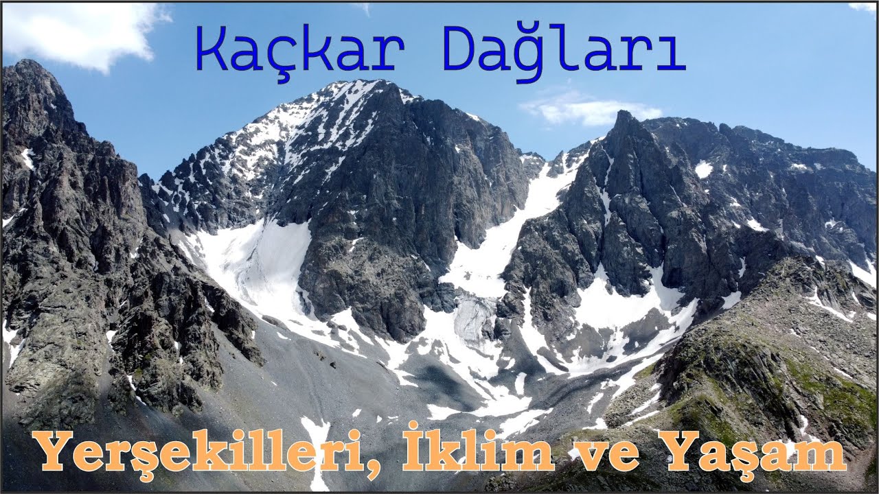 Drone görüntüleri eşliğinde Kaçkar Dağları