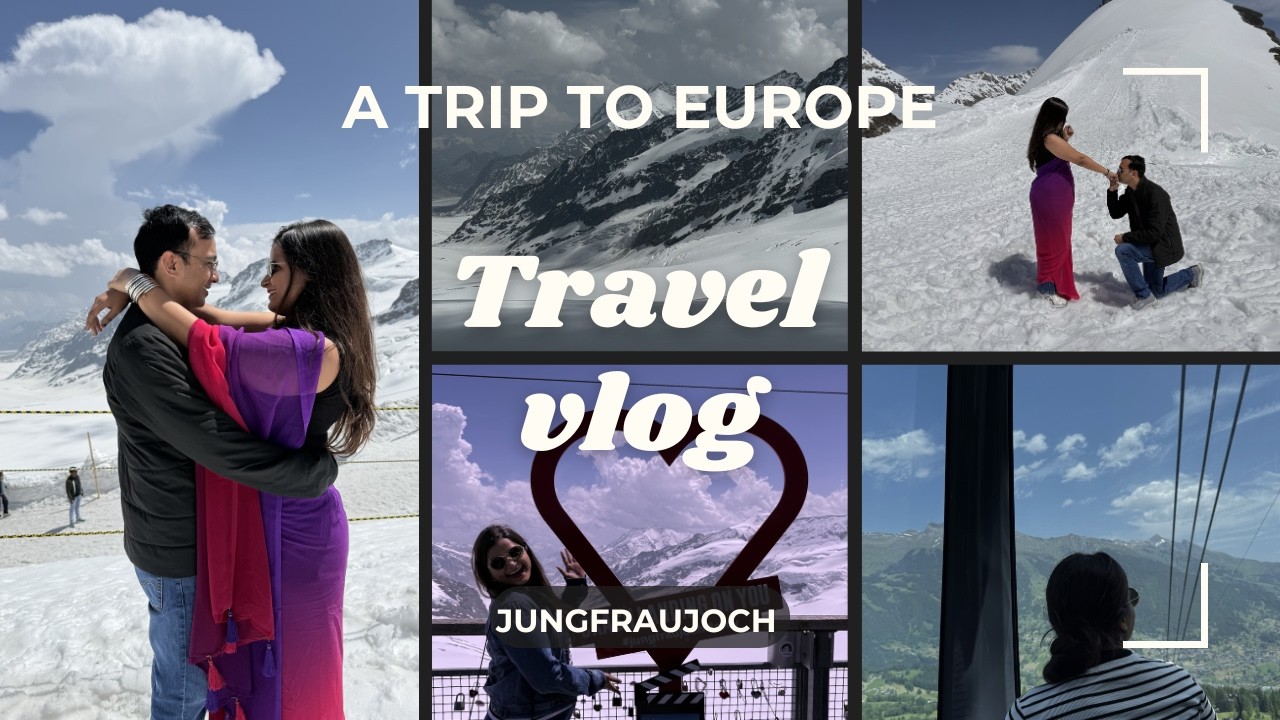 EUROPE TRAVEL SERIES/ EXPLORING JUNGFRAUJOCH Switzerland | Top of Europe Train & Snow Experience