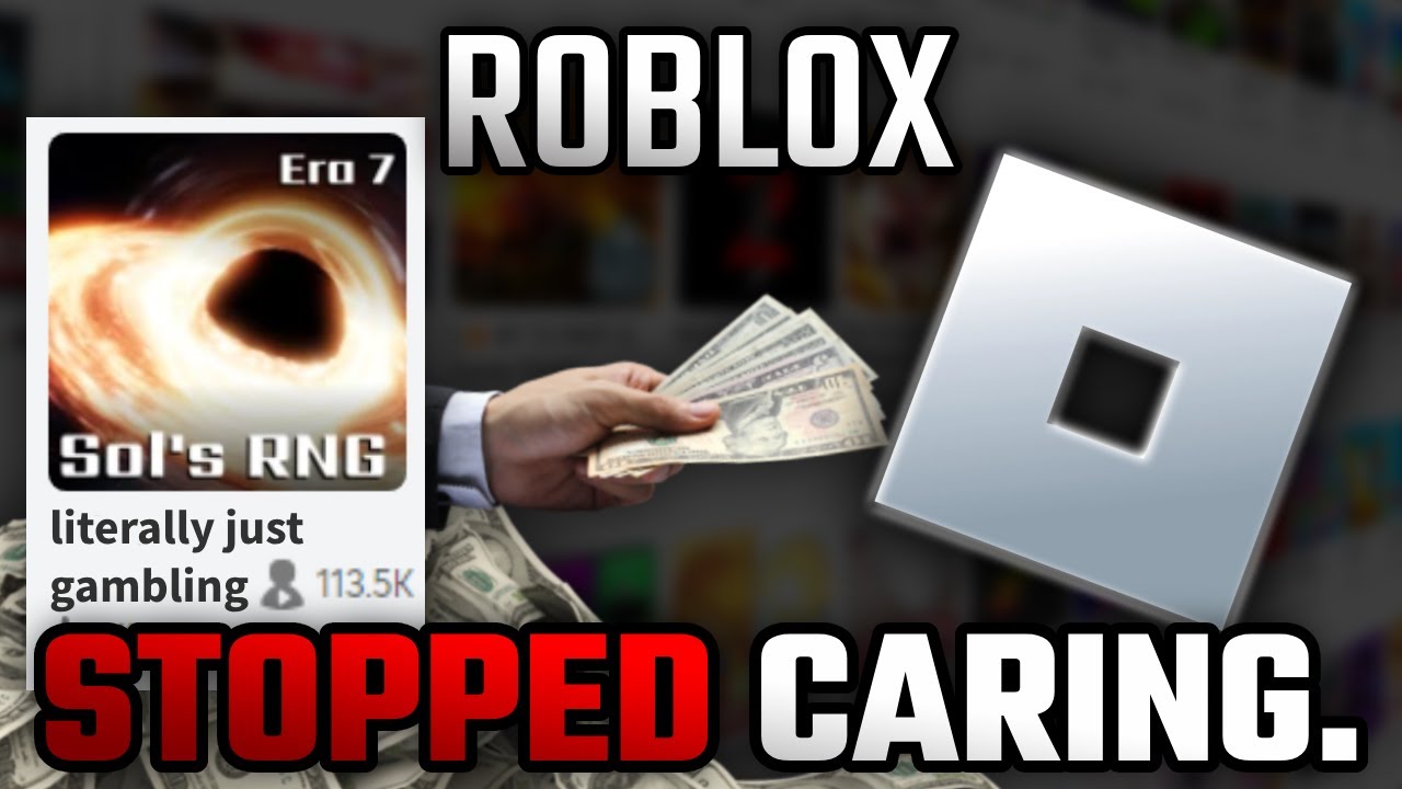 Roblox уже не тот, что был раньше... Roblox перестал заботиться.