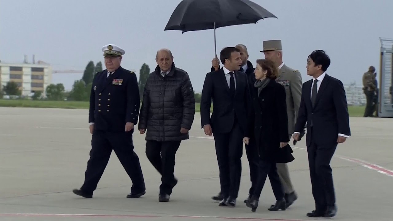 French President Emmanuel Macron Welcomes Two Rescuing Hostages Held in Burkina Faso