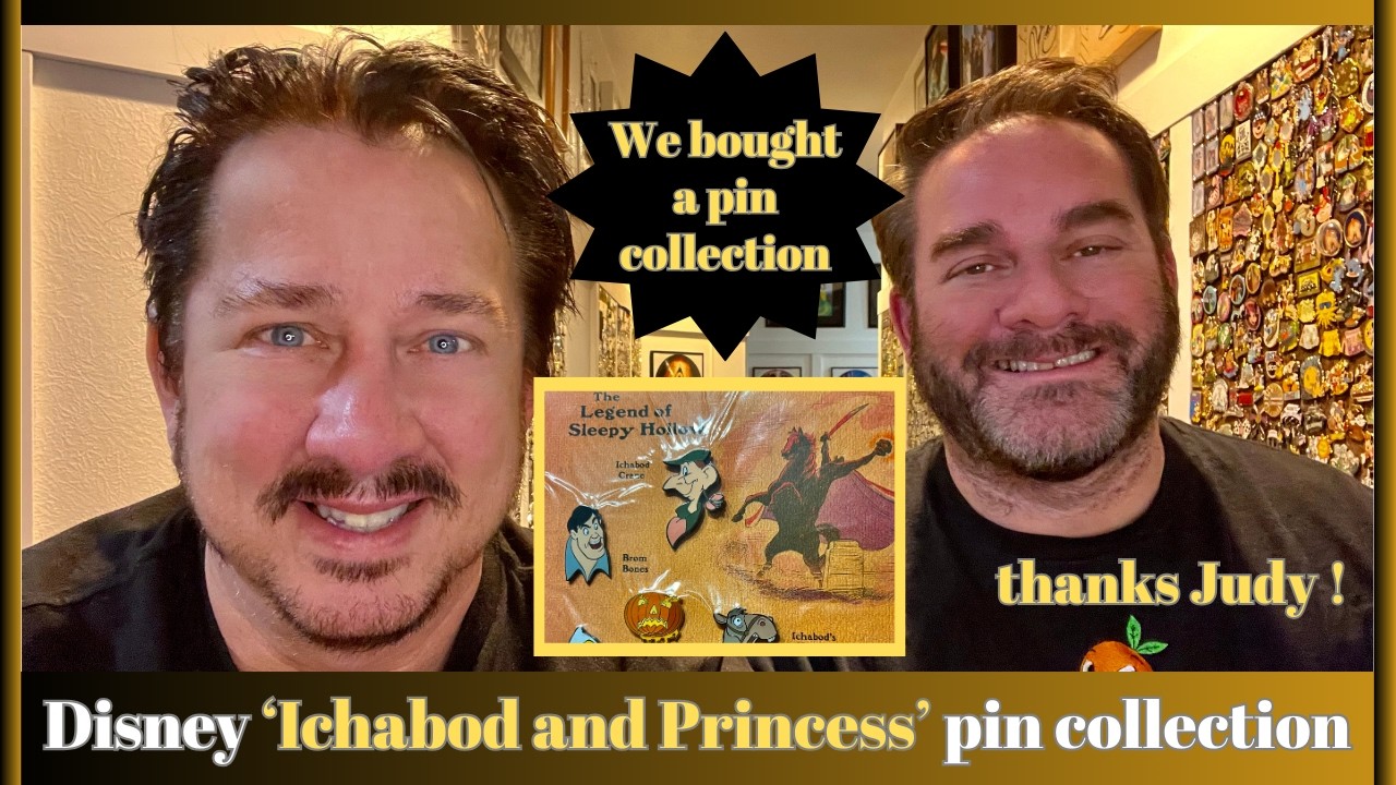 Disney Ichabod and Princess Pin Collection #disney #disneypins #pincollection #ichabod #princess