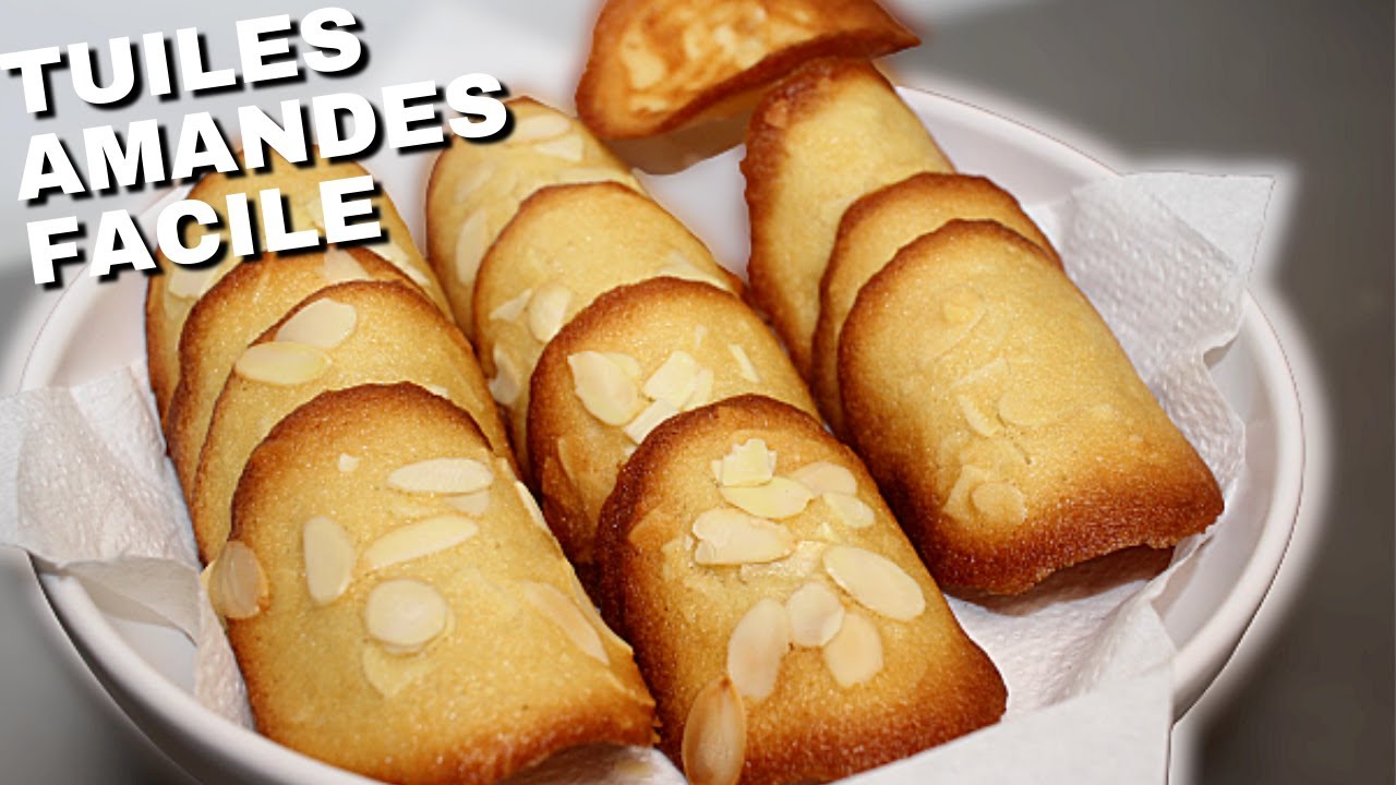 Tuiles aux amandes la recette facile