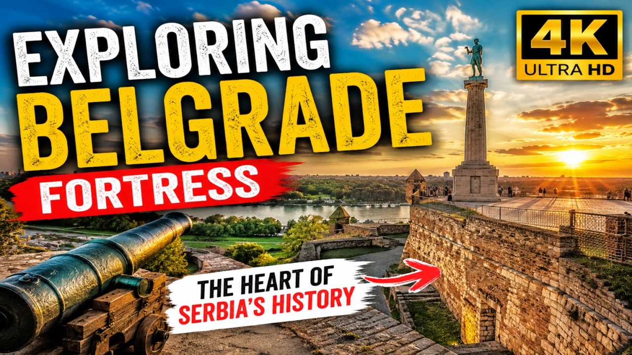 Exploring Belgrade Fortress 4K | The Heart of Serbia’s History at Kalemegdan