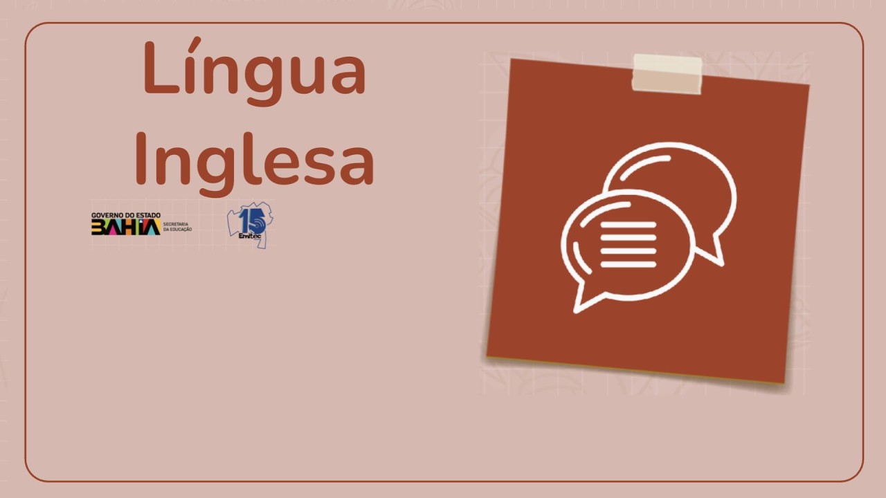 AULA DE LÍNGUA INGLESA 23/02/2026 3ª SÉRIE VESPERTINO