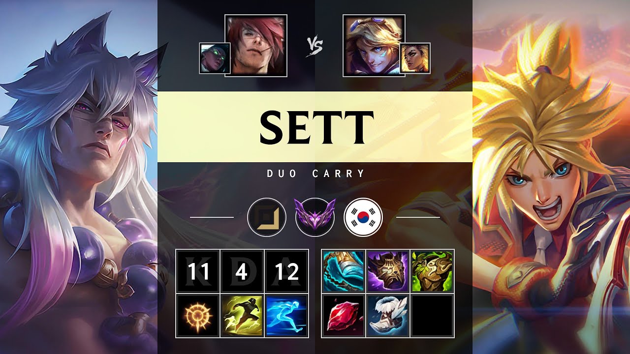 Sett ADC vs Ezreal - KR Master Patch 25.15