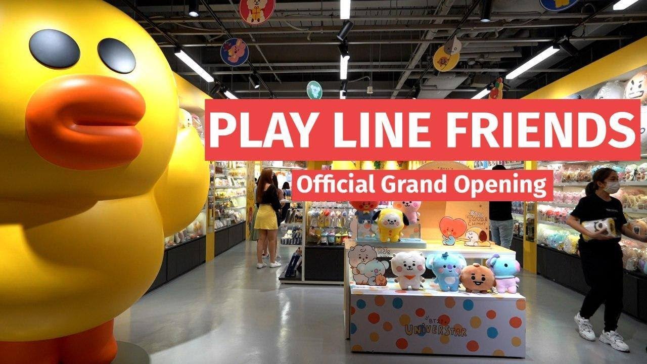 LINE FRIENDS store opening at Funan, Singapore
