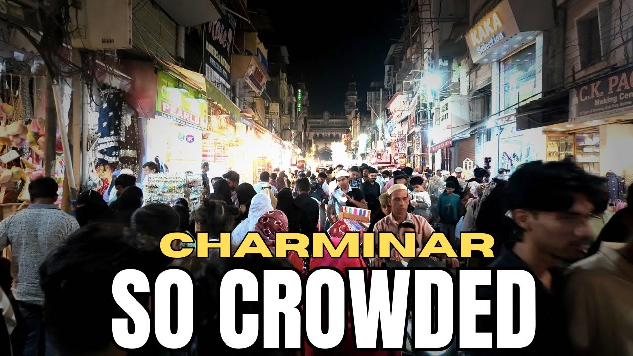 Charminar Night Vlog | Midnight Crowd & Street Shopping Reality