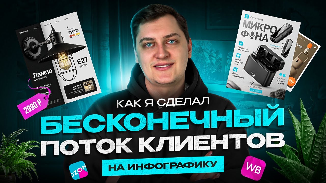 Как получить БЕСКОНЕЧНЫЙ поток клиентов на ИНФОГРАФИКУ? Моя стратегия поиска клиентов на фрилансе